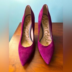 NNW Sam Edelman Purple Suede Stiletto